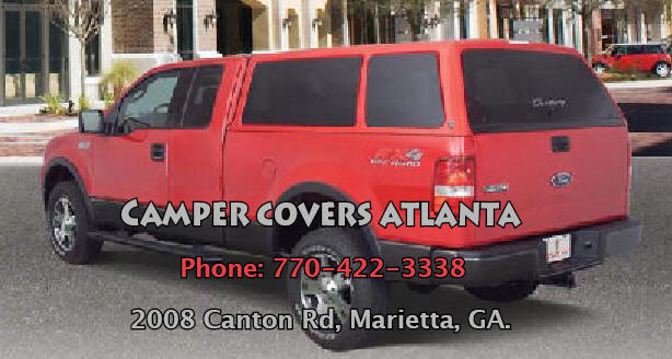 At Camper Covers Atlanta, we offer all kinds of Truck Covers and Bedliners. Whether you are in the market for a used or new fiberglass or aluminum camper cover caps for your truck, we have what you are looking for. We offer all models and styles of truck caps from construction to tonneau cover lids. If you prefer that your new truck accessory is color coded to your truck, we can professionally color match any tonneau or truck cap to your truck. If we happen not to have exactly what you want, we can either build it or get it in very quickly and adapt it to your needs affordably. 